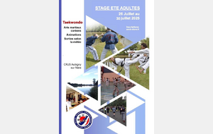 Stage été Adultes ( +14 ans )