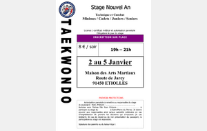 Stage Nouvel An - AEVB